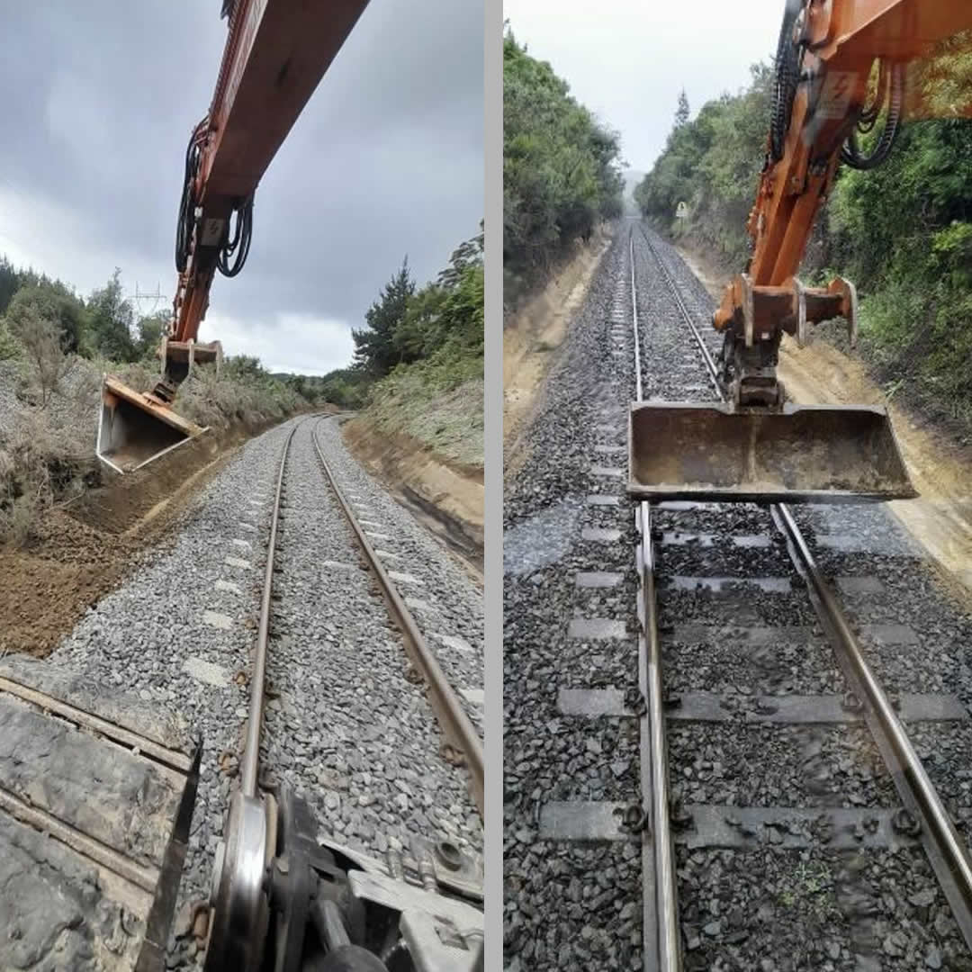 Ngā Mahi Rail – Drainage buckets 2